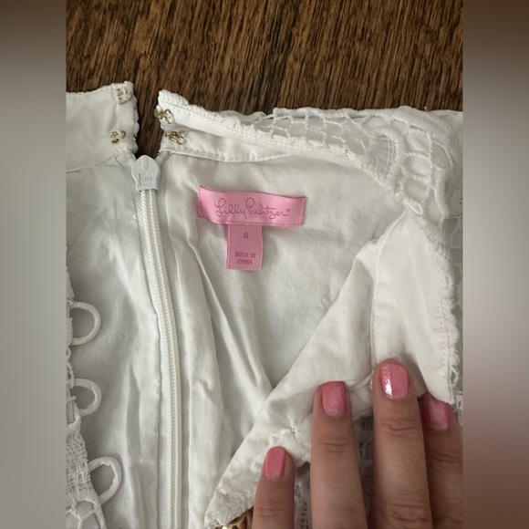 white lilly pulitzer dress - Picture 3 of 7